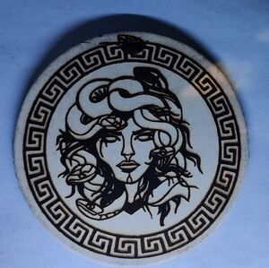 Greek symbol keyring holder